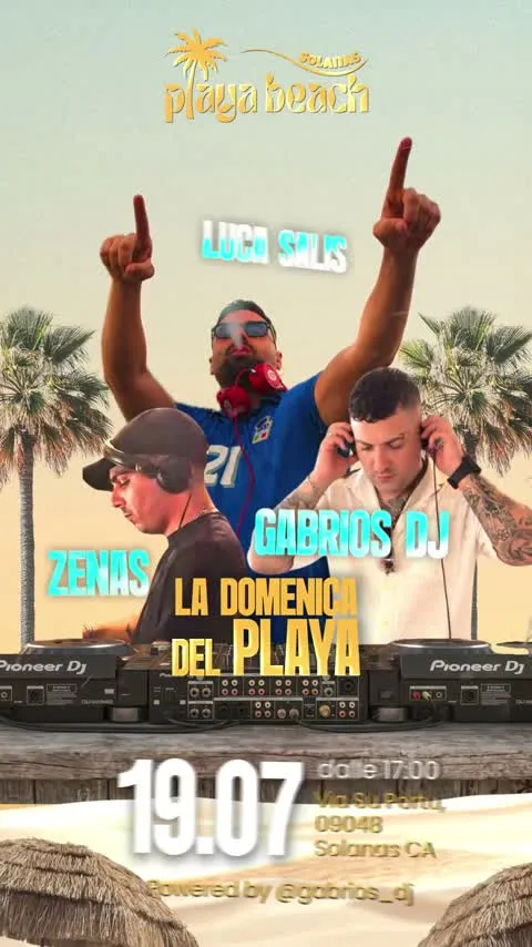 Locandina animata per Playa Beach Solanas